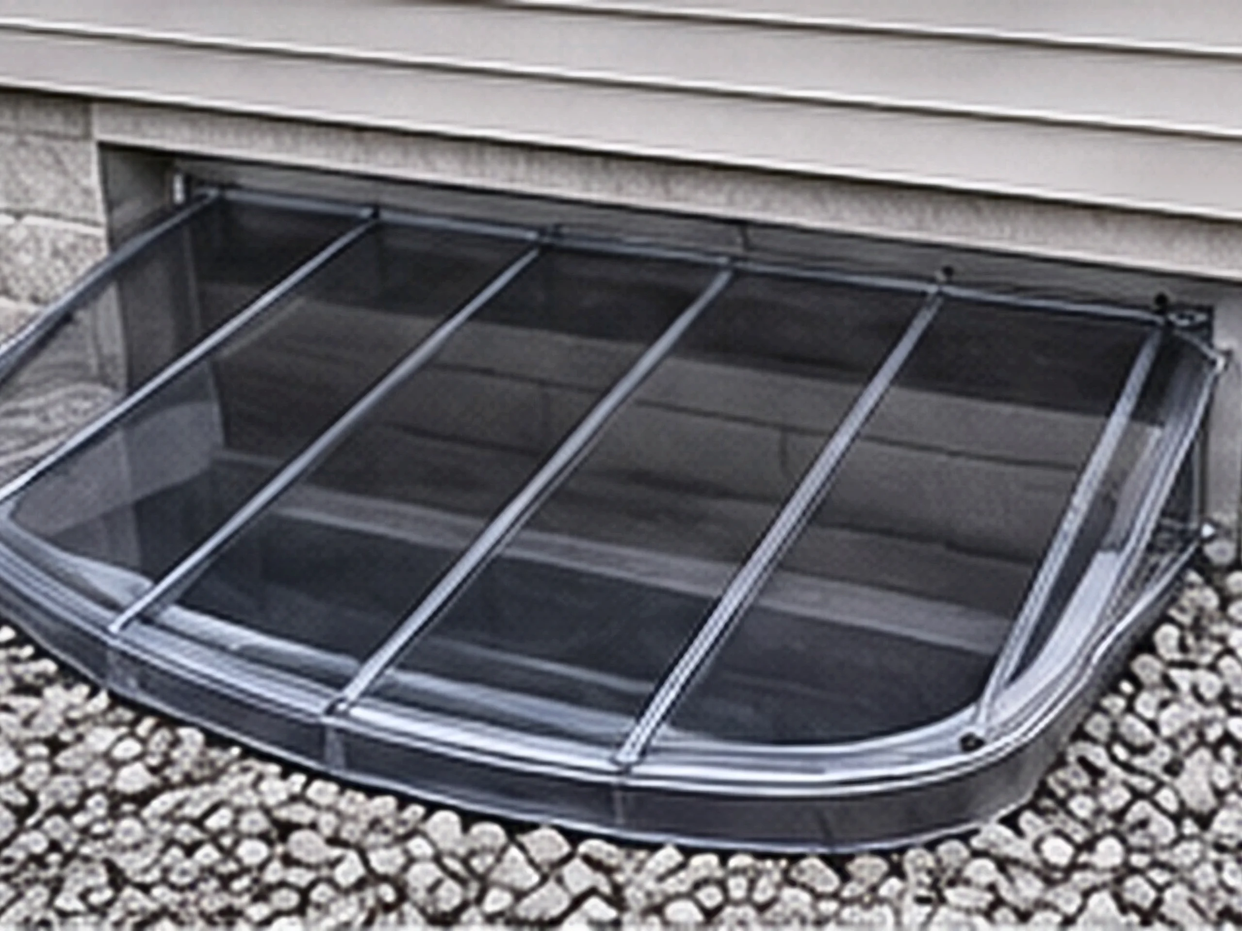 Window well water control work performed by Basement Waterproofing Troy